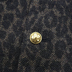 blackmeans レオパードスクールジャケット LEOPARD SCHOOL JACKET ブルゾン M ブラウン 総柄 945-69TJ154-1 日本製