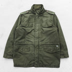 Carhartt Hickman Coat Mod Parka Field Jacket, Size XL, Khaki, Padded, Detachable Hoodie, Epaulets, Drawcord