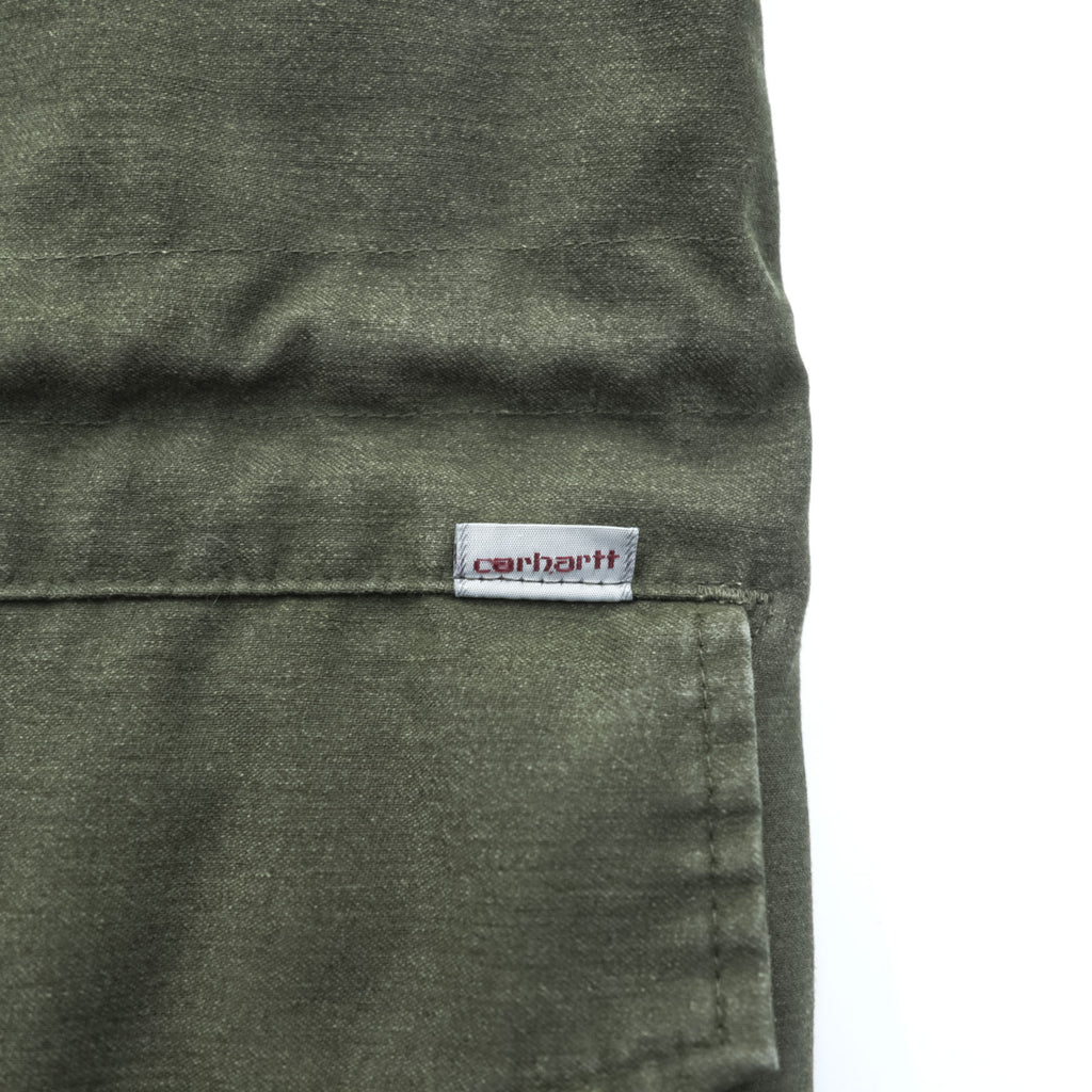 Carhartt Hickman Coat Mod Parka Field Jacket, Size XL, Khaki, Padded, Detachable Hoodie, Epaulets, Drawcord