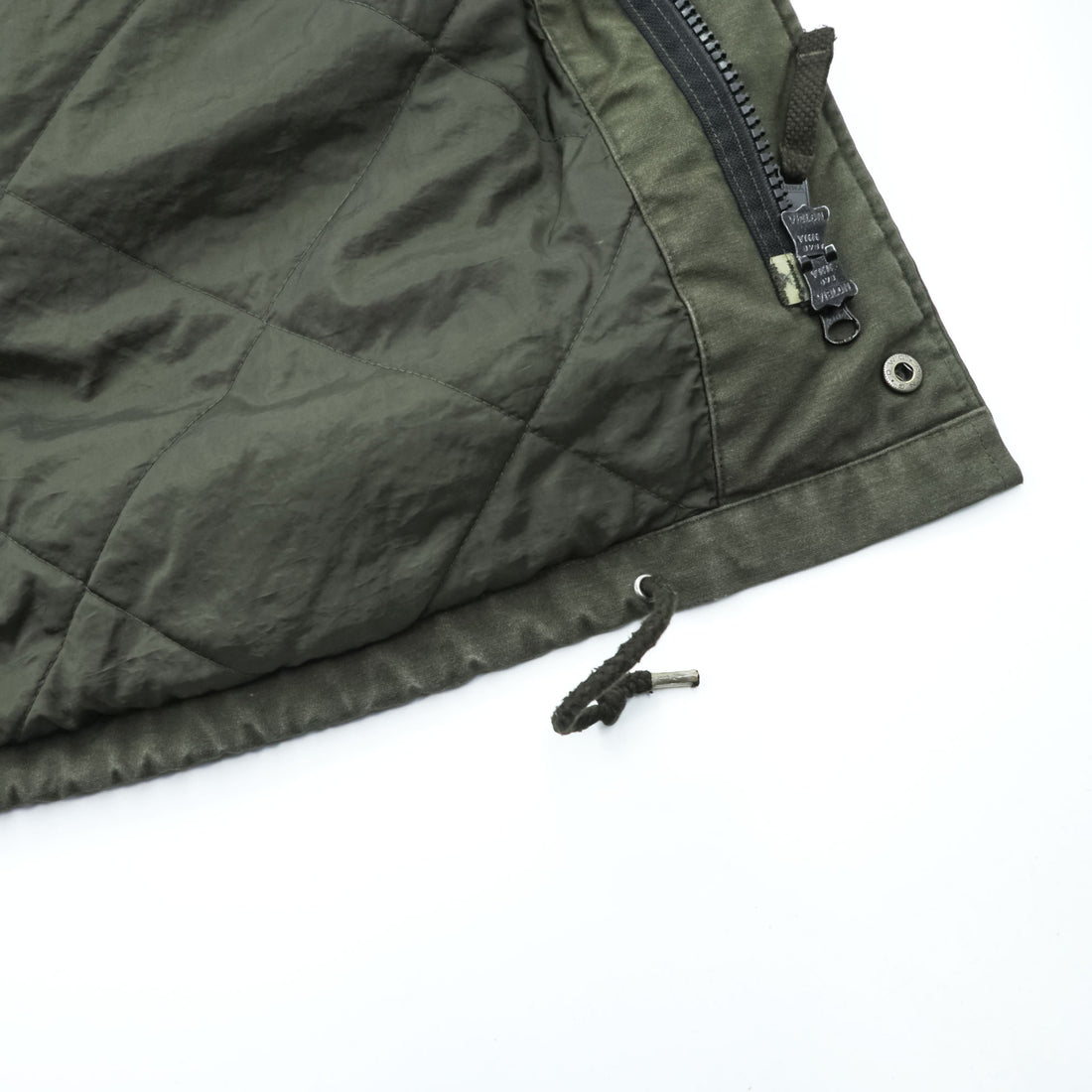 Carhartt Hickman Coat Mod Parka Field Jacket, Size XL, Khaki, Padded, Detachable Hoodie, Epaulets, Drawcord