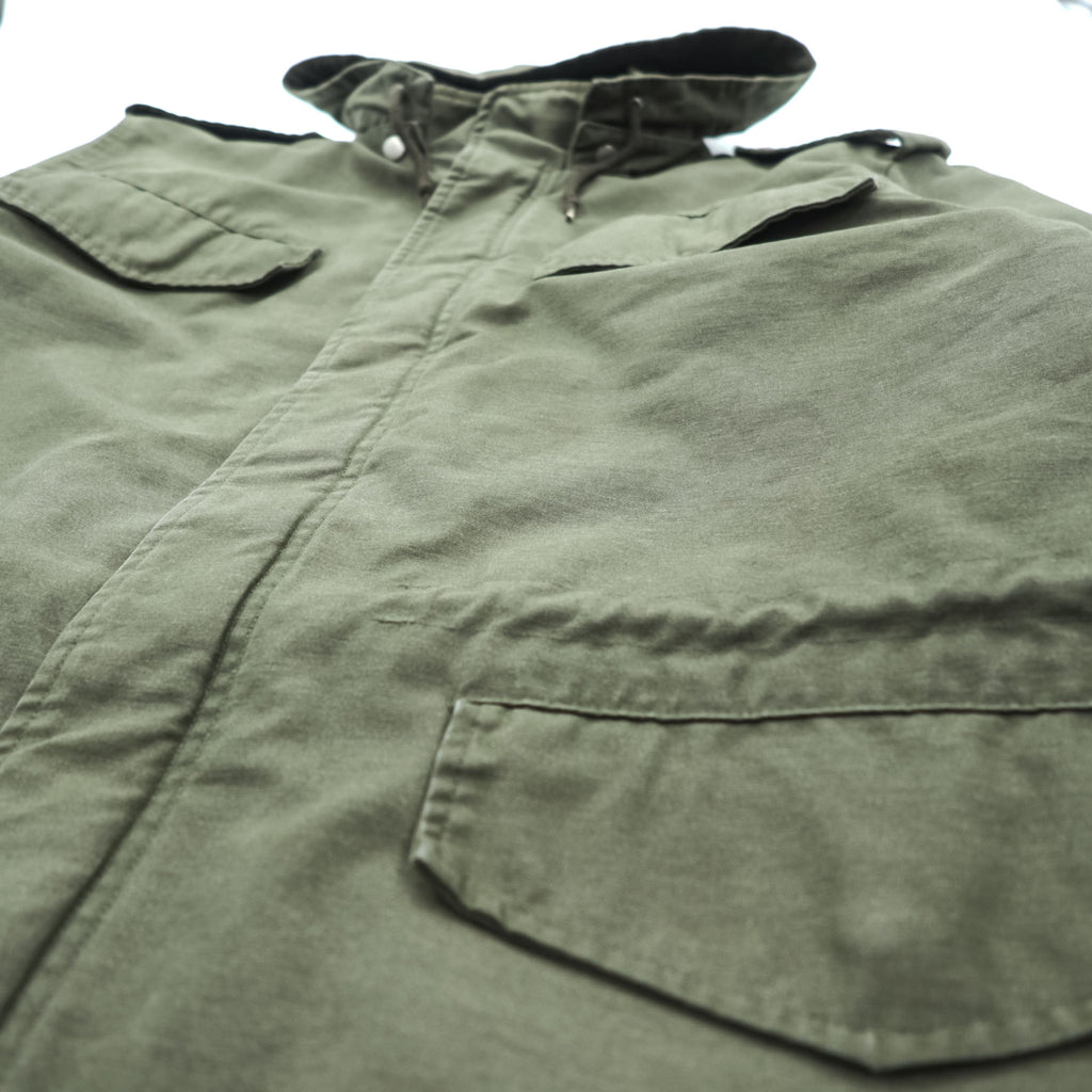 Carhartt Hickman Coat Mod Parka Field Jacket, Size XL, Khaki, Padded, Detachable Hoodie, Epaulets, Drawcord