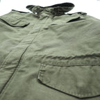 Carhartt Hickman Coat Mod Parka Field Jacket, Size XL, Khaki, Padded, Detachable Hoodie, Epaulets, Drawcord