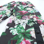 NIKE Track Pants S Black, Green, Pink Patterned Femme Floral Print Pants Floral Pattern Mesh Liner Breathable CU6517-010