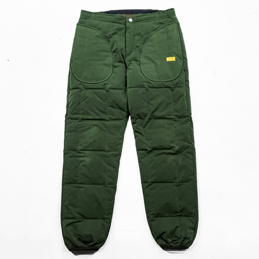 NATAL DESIGN × NANGA Japan Made Shell Outdoor Puffer Pants S Khaki Premium White Duck Down