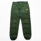 NATAL DESIGN × NANGA Japan Made Shell Outdoor Puffer Pants S Khaki Premium White Duck Down