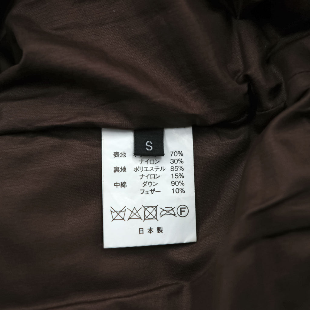 NATAL DESIGN × NANGA Japan Made Shell Outdoor Puffer Pants S Khaki Premium White Duck Down