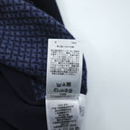 Brooks Brothers エクストラファイン メリノウール Vネック ニットベスト XL ブルー ネイビー 総柄