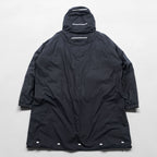 alk phenix Mountain Parka Shell Rain Jacket L Black Dome Coat P09520T51