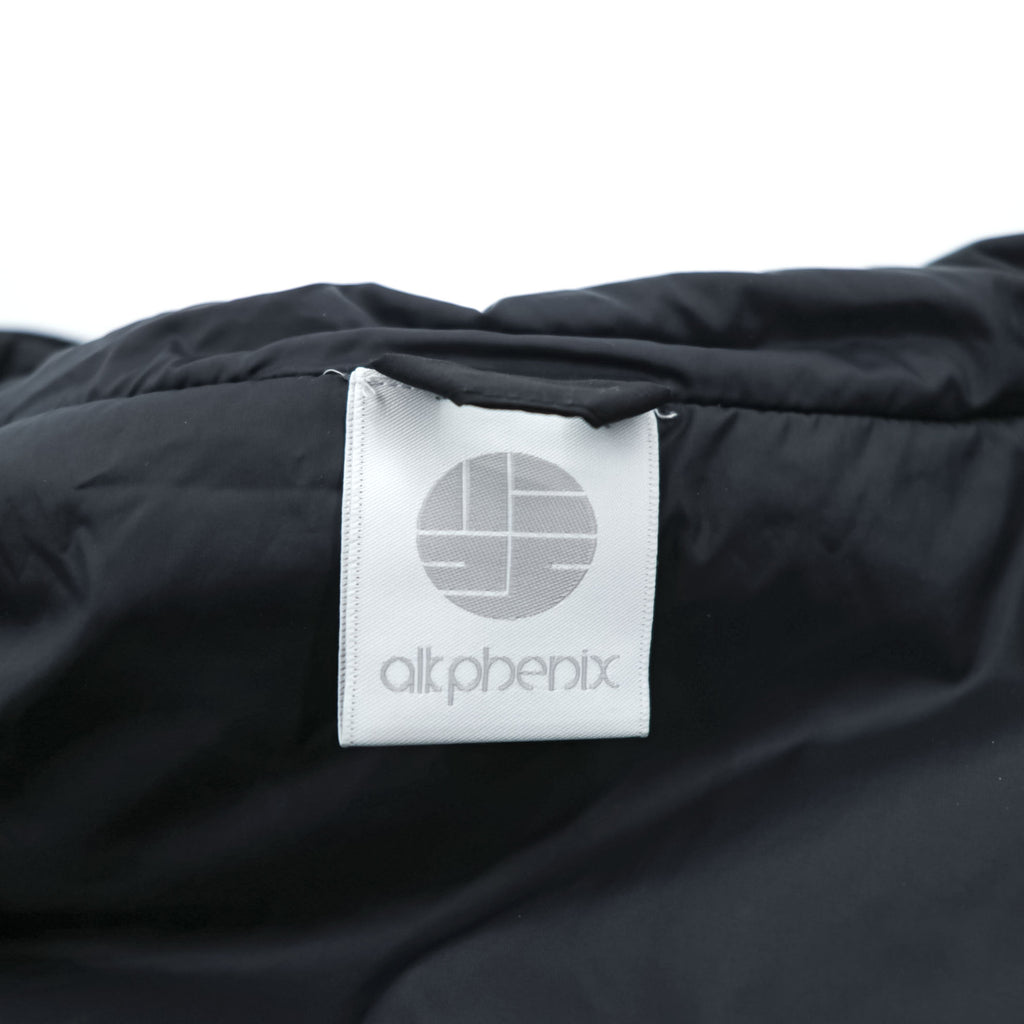 alk phenix Mountain Parka Shell Rain Jacket L Black Dome Coat P09520T51