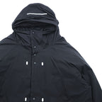 alk phenix Mountain Parka Shell Rain Jacket L Black Dome Coat P09520T51