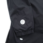 alk phenix Mountain Parka Shell Rain Jacket L Black Dome Coat P09520T51