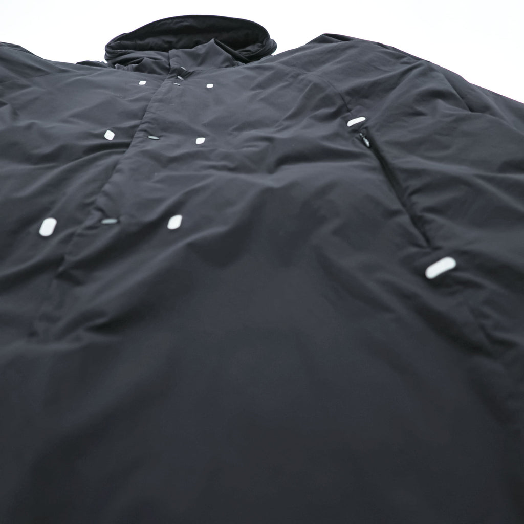 alk phenix Mountain Parka Shell Rain Jacket L Black Dome Coat P09520T51
