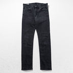 Levi Strauss 510 Skinny Fit Denim Pants Jeans M Black Stretch Men's Jeans PREMIUM Big E Leather Patch 05510-0857