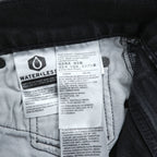 Levi Strauss 510 Skinny Fit Denim Pants Jeans M Black Stretch Men's Jeans PREMIUM Big E Leather Patch 05510-0857