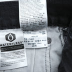 Levi Strauss 510 Skinny Fit Denim Pants Jeans M Black Stretch Men's Jeans PREMIUM Big E Leather Patch 05510-0857