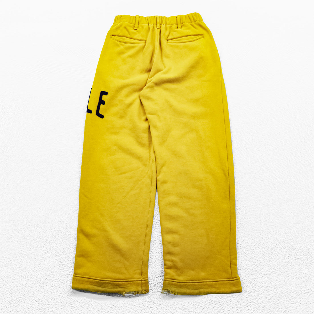 KHOKI Made in Japan Sweatpants M Yellow 2-Tuck Pleated 2-Tuck sweat pants 24ss-p-08
