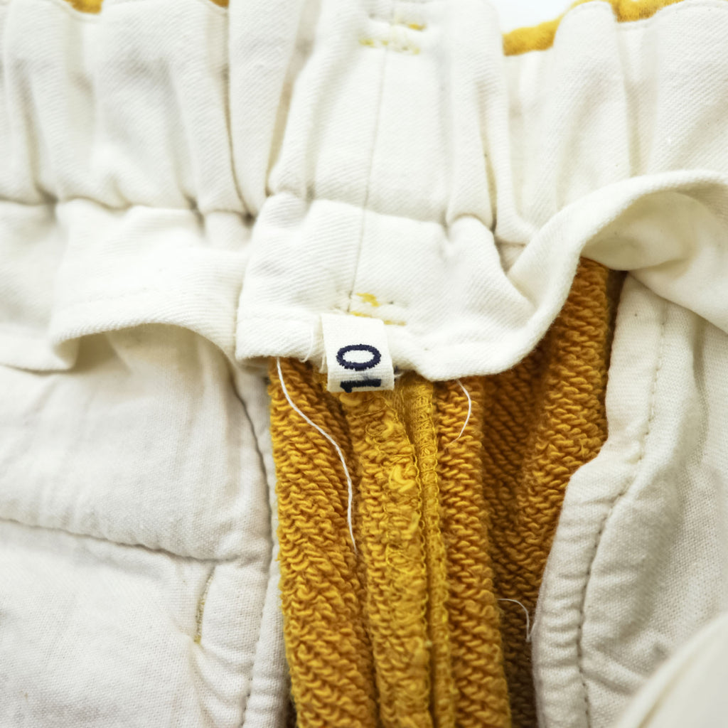 KHOKI Made in Japan Sweatpants M Yellow 2-Tuck Pleated 2-Tuck sweat pants 24ss-p-08