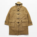 Burberrys Speciality Duffle Coating Camel Wool Duffle Coat Nova Check Made in England