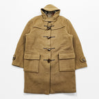 Burberrys Speciality Duffle Coating Camel Wool Duffle Coat Nova Check Made in England