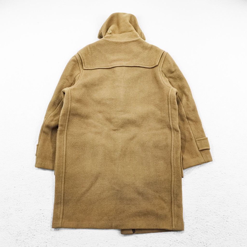 Burberrys Speciality Duffle Coating Camel Wool Duffle Coat Nova Check Made in England