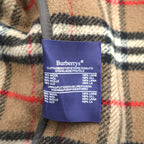 Burberrys Speciality Duffle Coating Camel Wool Duffle Coat Nova Check Made in England