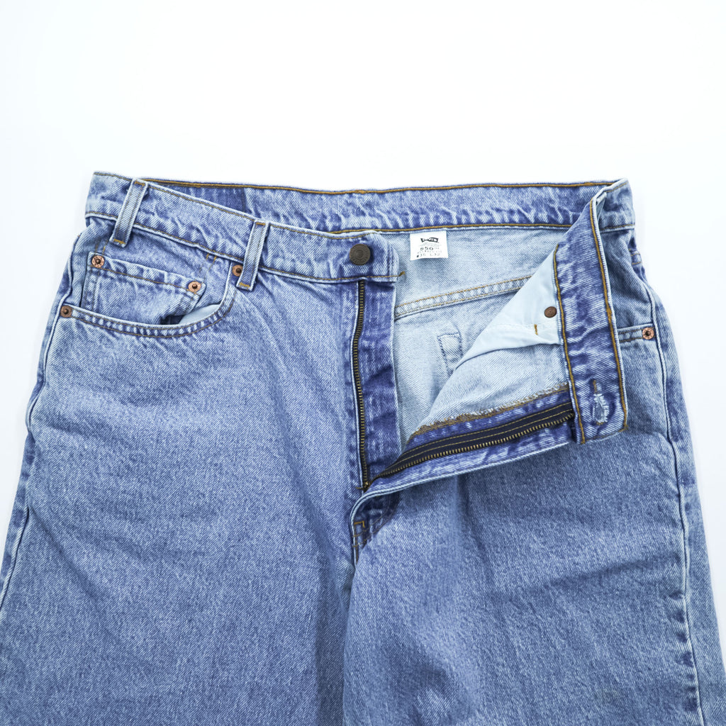 Levi's 550 Relaxed Fit Jeans Light Wash Made in Mexico W36 L32 90s