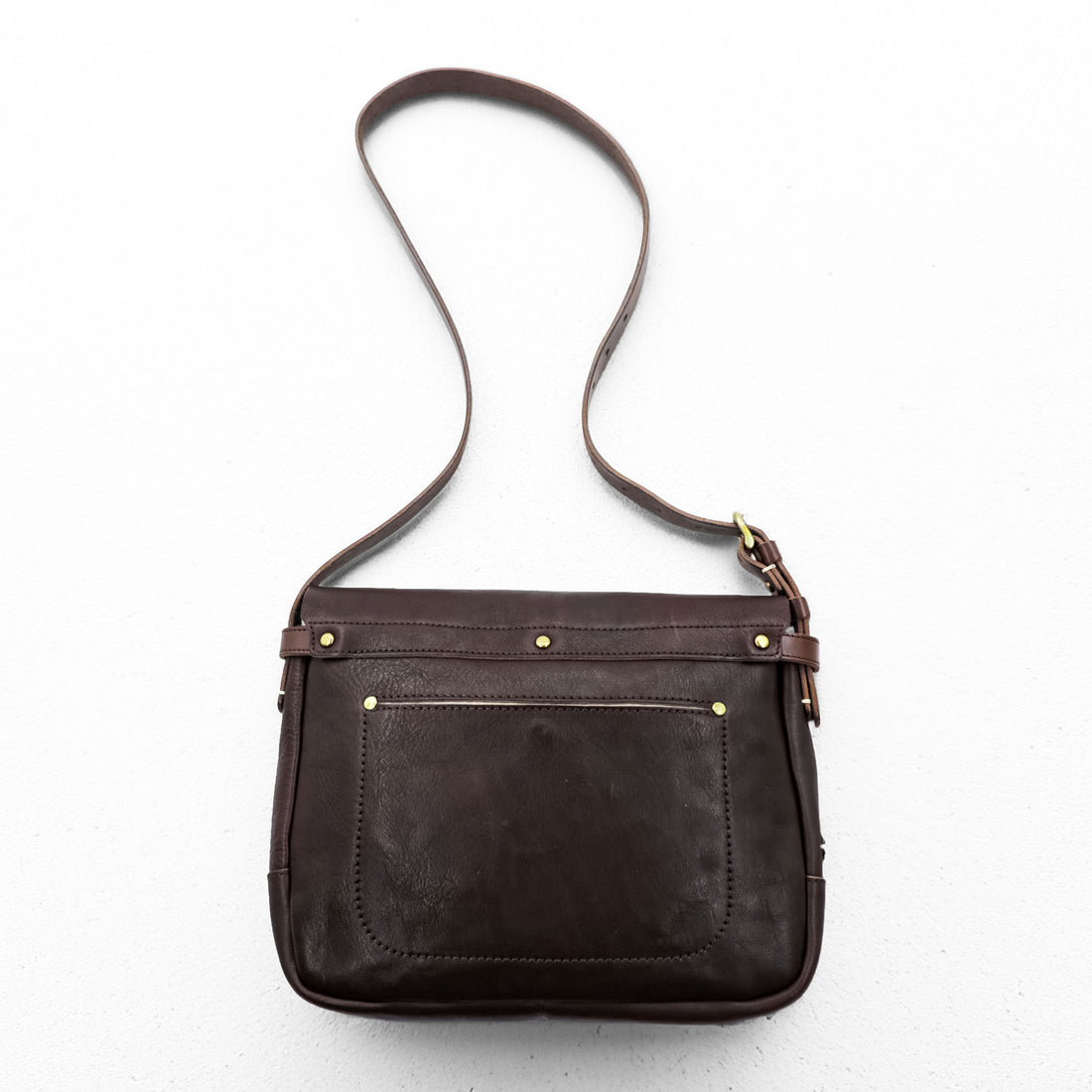 SLOW 日本製 ボーノ BONO MAIL BAG ショルダーバッグ メッセンジャーバッグ 栃木レザー フルベジタブルタンニングレザー ヌメ革 フラップ