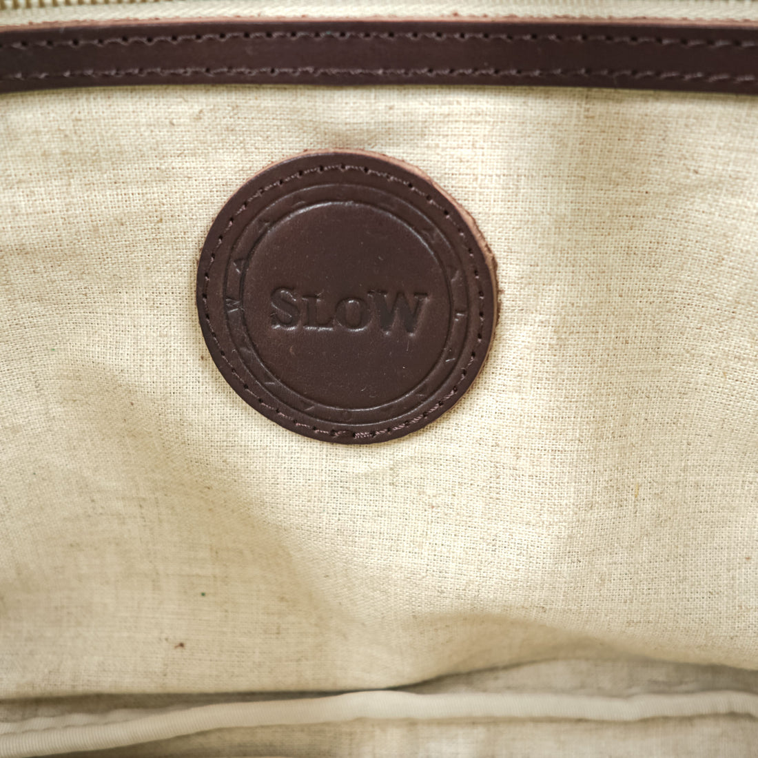 SLOW Japan Made BONO MAIL BAG Shoulder Bag Brown Tochigi Leather Full Vegetable Tanned Leather Flap
