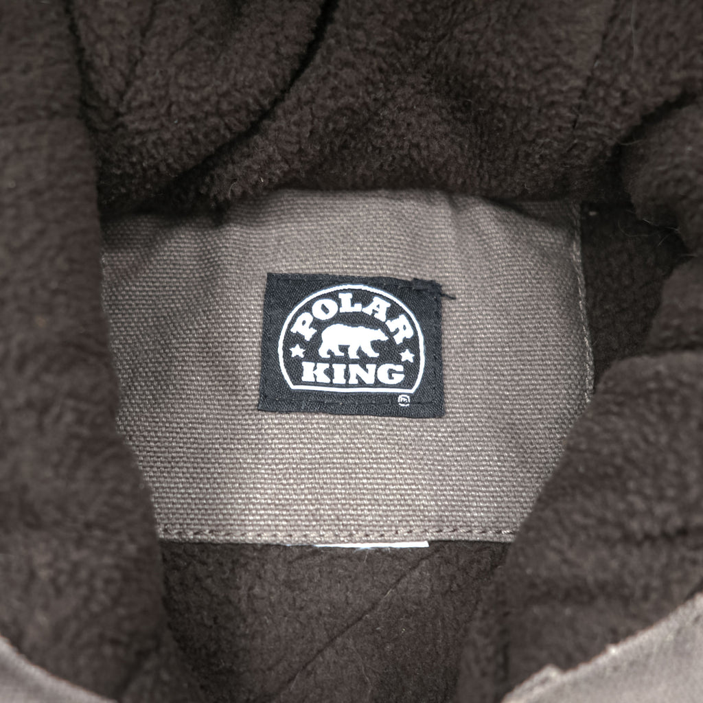 POLAR KING by KEY 90年代 ヴィンテージ ダックジャケット ワーク アクティブジャケット M フリース裏地 フーデッド フルジップ