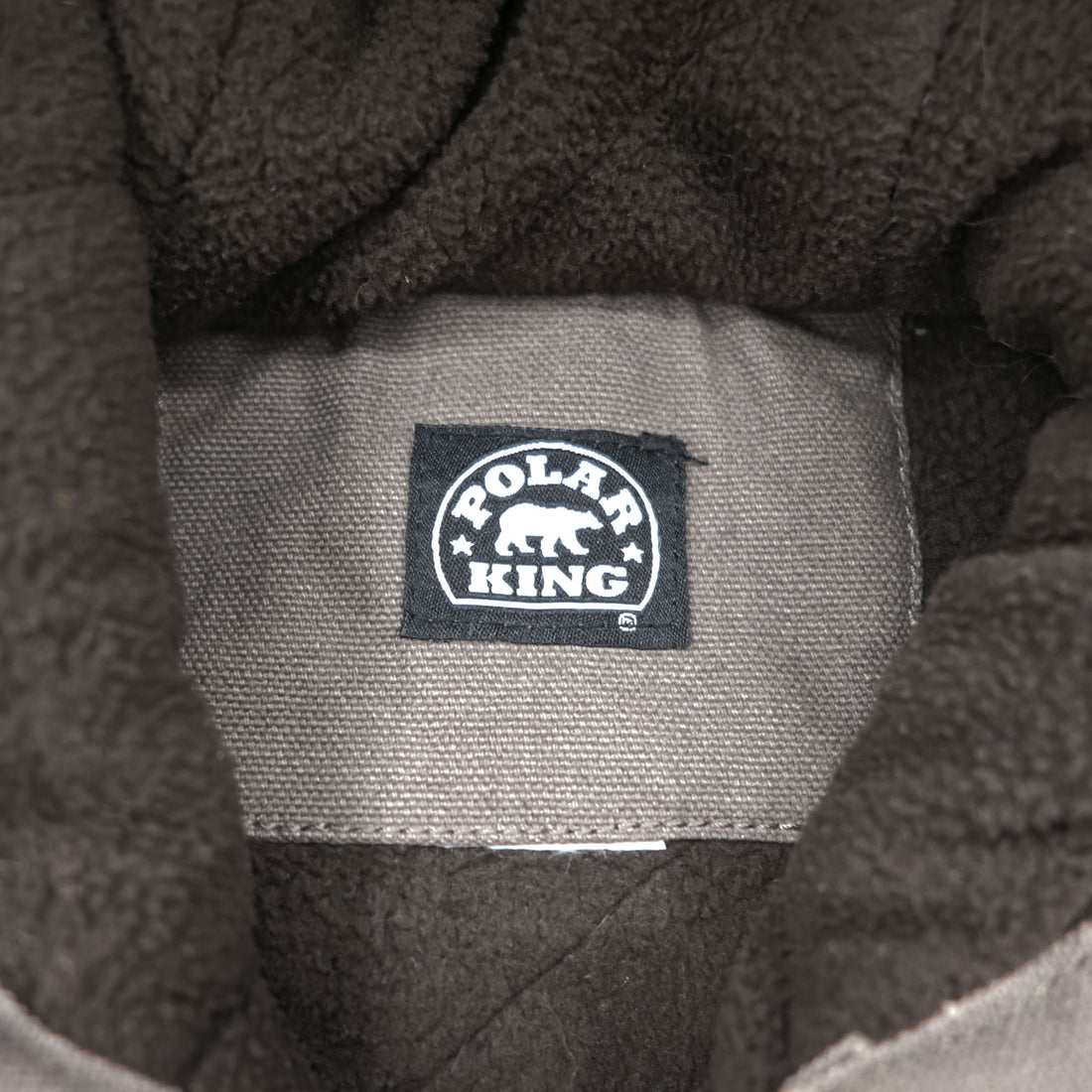 POLAR KING by KEY 90年代 ヴィンテージ ダックジャケット ワーク アクティブジャケット M フリース裏地 フーデッド フルジップ