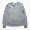 BUZZ RICKSON'S Japan-Made Thermal Long-Sleeve T-Shirt, Size S, Gray, Unused, BR63755