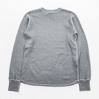 BUZZ RICKSON'S Japan-Made Thermal Long-Sleeve T-Shirt, Size S, Gray, Unused, BR63755