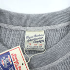 BUZZ RICKSON'S Japan-Made Thermal Long-Sleeve T-Shirt, Size S, Gray, Unused, BR63755