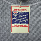BUZZ RICKSON'S Japan-Made Thermal Long-Sleeve T-Shirt, Size S, Gray, Unused, BR63755