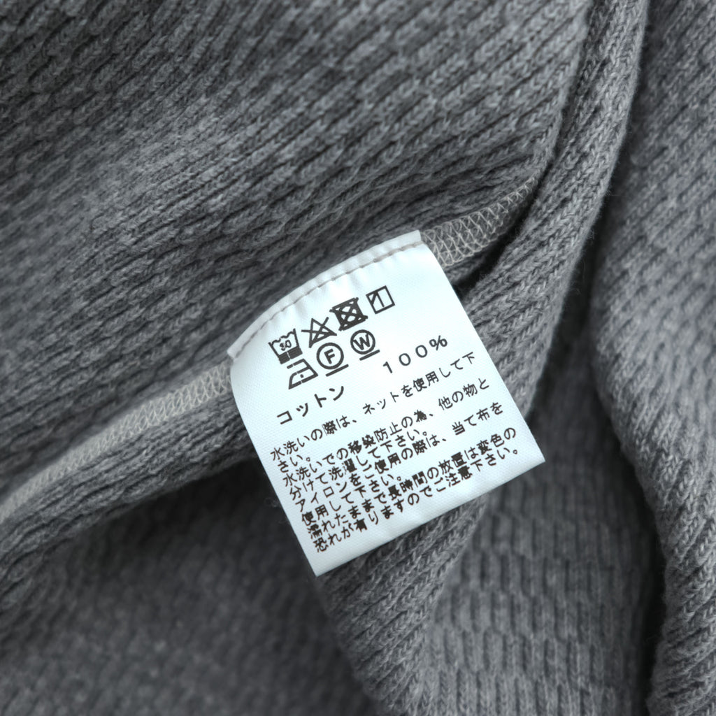 BUZZ RICKSON'S Japan-Made Thermal Long-Sleeve T-Shirt, Size S, Gray, Unused, BR63755