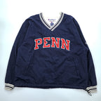 Champion 90s Vintage Piste Track Jacket Jersey L Navy, College Arch Logo PENN