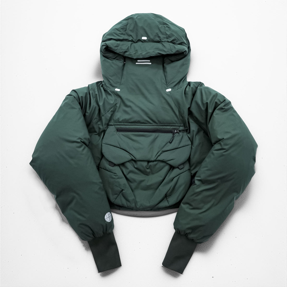 alk phenix ショート ダウン アノラック zak short anorak ダウンジャケット L カーキ EPIC 撥水 ドローコード  P09520T50