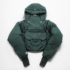 alk phenix ショート ダウン アノラック zak short anorak ダウンジャケット L カーキ EPIC 撥水 ドローコード  P09520T50