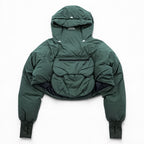 alk phenix ショート ダウン アノラック zak short anorak ダウンジャケット L カーキ EPIC 撥水 ドローコード  P09520T50