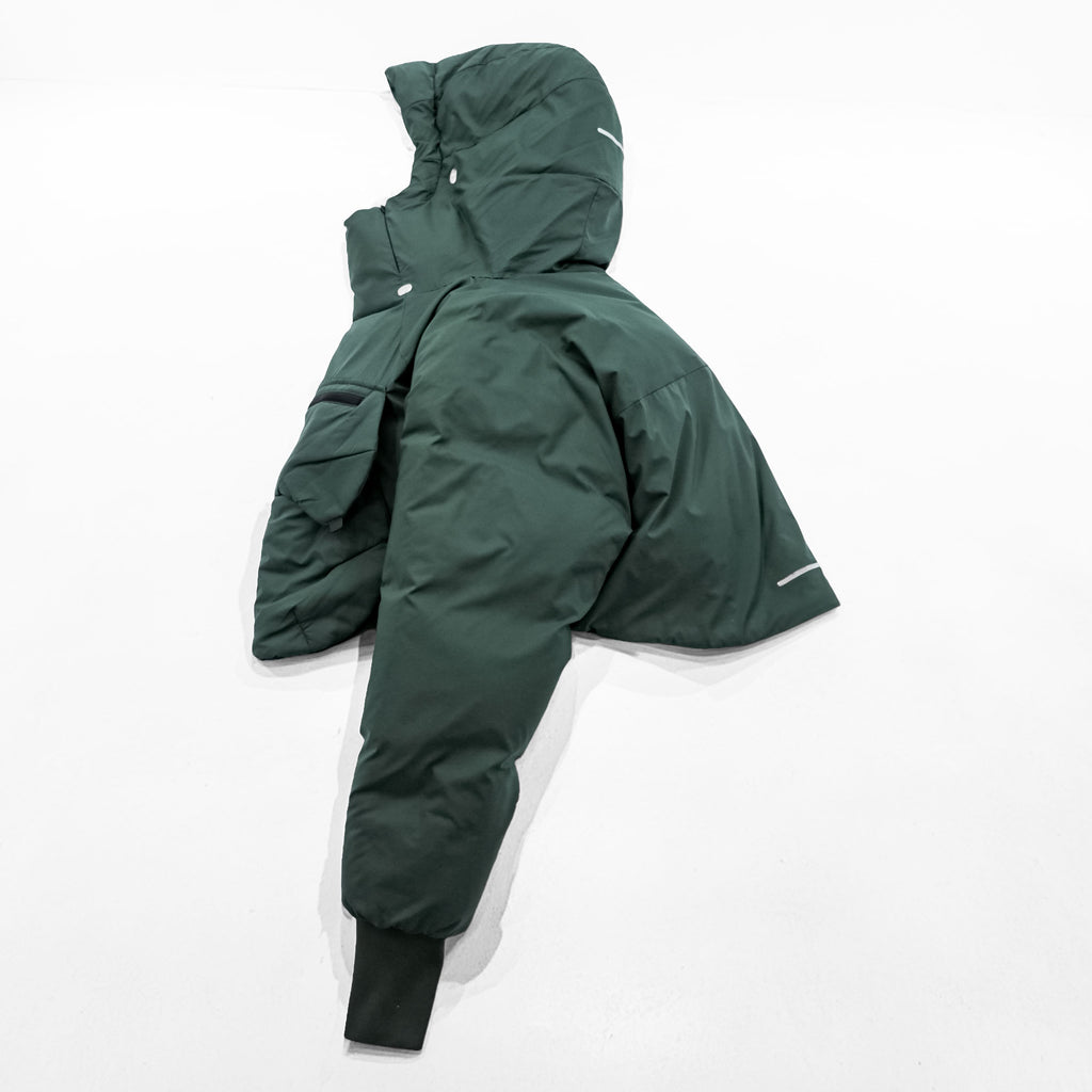 alk phenix ショート ダウン アノラック zak short anorak ダウンジャケット L カーキ EPIC 撥水 ドローコード  P09520T50