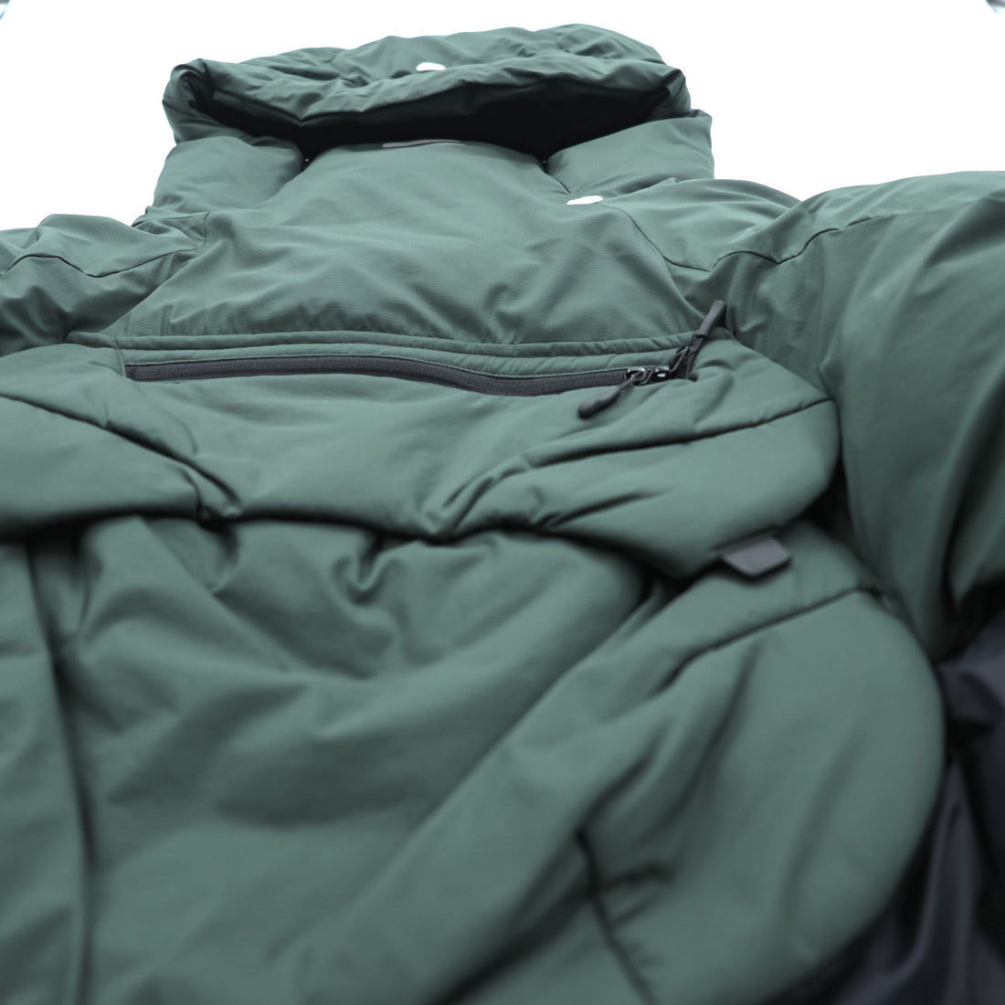 alk phenix ショート ダウン アノラック zak short anorak ダウンジャケット L カーキ EPIC 撥水 ドローコード  P09520T50