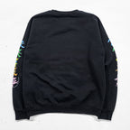 GRATEFUL DEAD グレイトフルデッド バンド スウェット トレーナー S ブラック 裏起毛 LIFE CLOTHING CO. スカル ダンシングベア 袖プリント