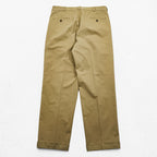 Brooks Brothers 346 2タック プリーツ  チノパンツ スラックス L ベージュ センタープレス ダブルカフス ADVANTAGE CHINO ELLIOT