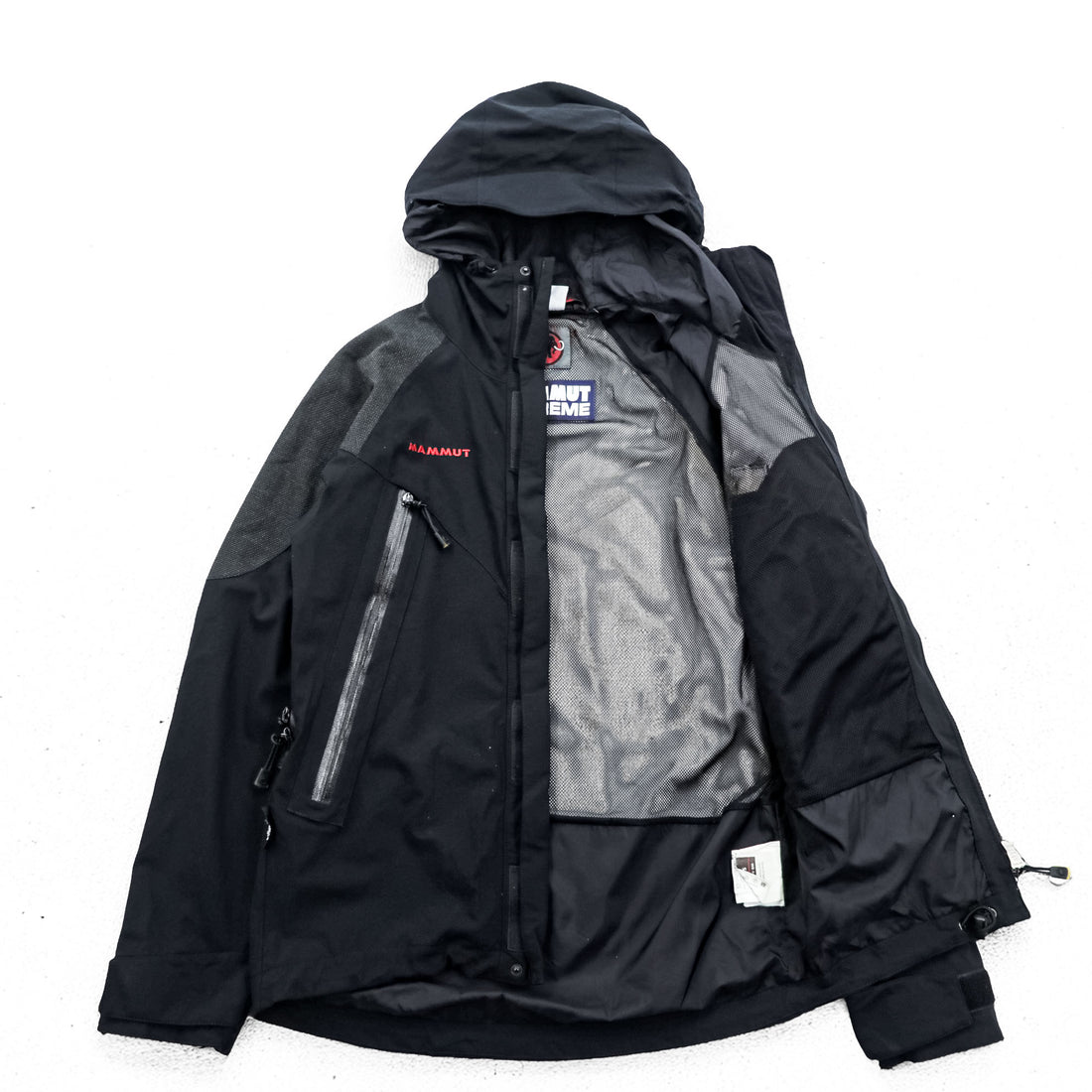 Mammut Extreme Hooded Softshell Jacket Black Schoeller WB-Formula Stretch Men’s S
