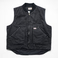 Big Smith Black Duck Canvas Insulated Work Vest Thinsulate Quilted Lined Full Zip Men’s XL