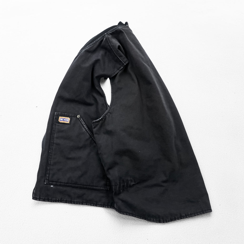 Big Smith Black Duck Canvas Insulated Work Vest Thinsulate Quilted Lined Full Zip Men’s XL