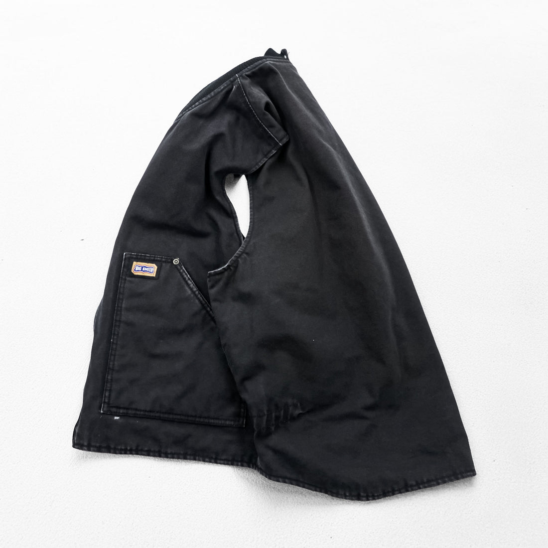 Big Smith Black Duck Canvas Insulated Work Vest Thinsulate Quilted Lined Full Zip Men’s XL