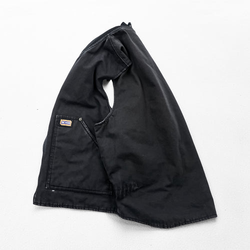 Big Smith Black Duck Canvas Insulated Work Vest Thinsulate Quilted Lined Full Zip Men’s XL