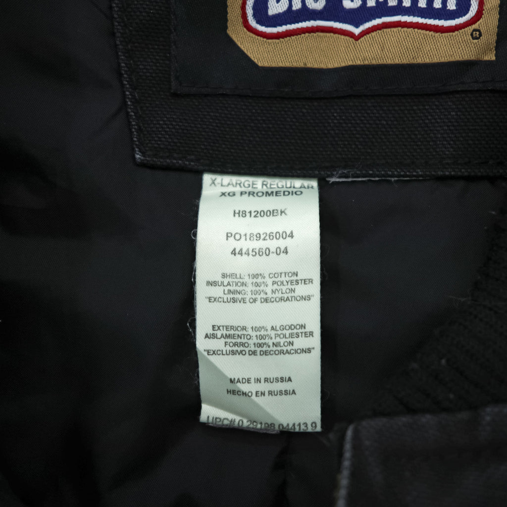 Big Smith Black Duck Canvas Insulated Work Vest Thinsulate Quilted Lined Full Zip Men’s XL