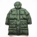 STELLA McCARTNEY Italian Made Puffer Jacket M Khaki, Orange Hoodie Detachable Double Zip Olaf Long Puffer Jacket